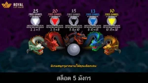 เกมส์สล็อต 5 มังกร