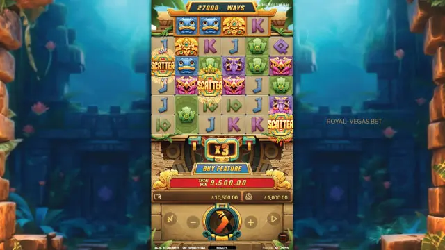 Aztec Gold Treasure Feature