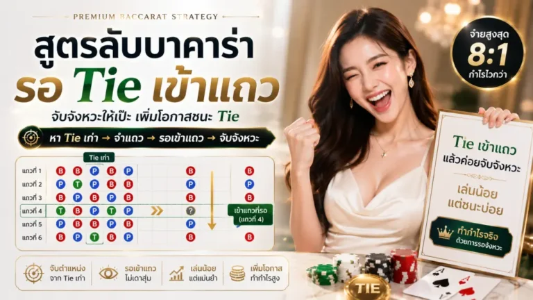 the baccarat tie betting strategy