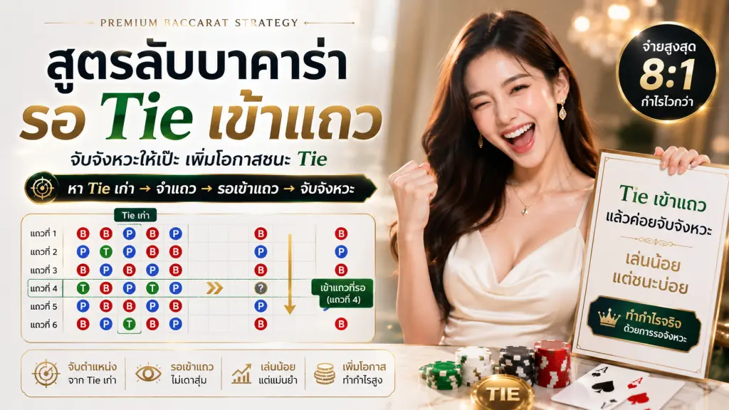 the baccarat tie betting strategy